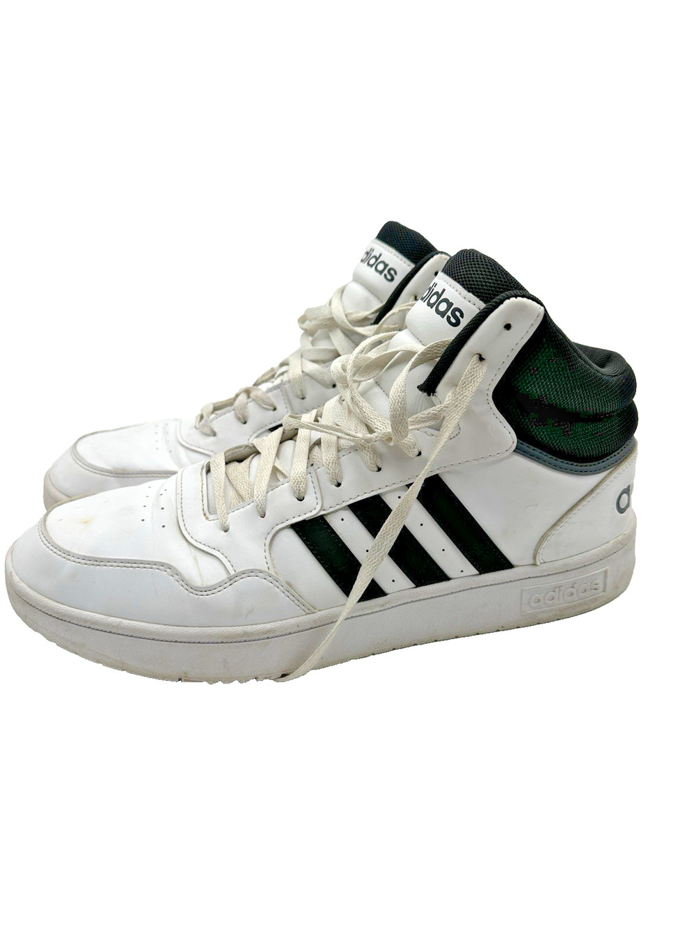 adidas Hoops 3.0 Mid Classic Vintage GW3019 White Black Men’s Size 13